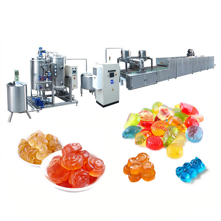 Professional large scale soft candy line caramel soft candy making machine