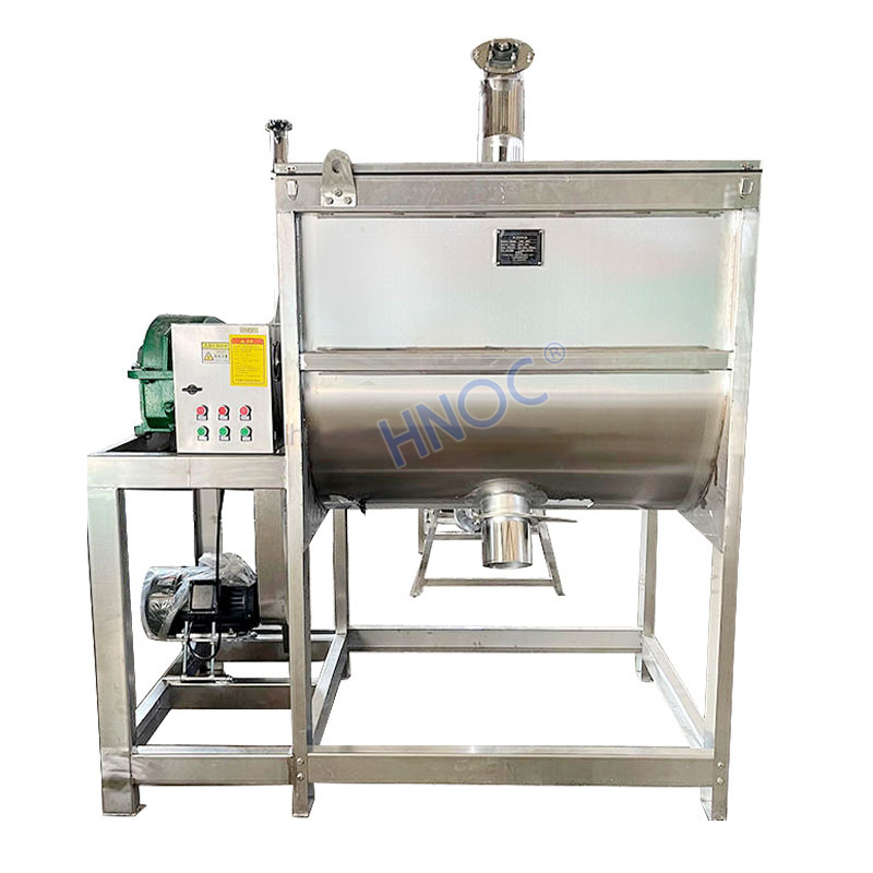 Spiral Food Grade 500 Kg Powder Horizontal Belt Jacketed Mixer 1000kg Ribbon Blender with Heated