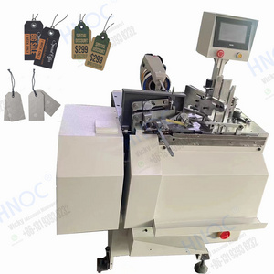 Automatic Single Sheet Hangtags Threader Machine Stringing machine for hang tags