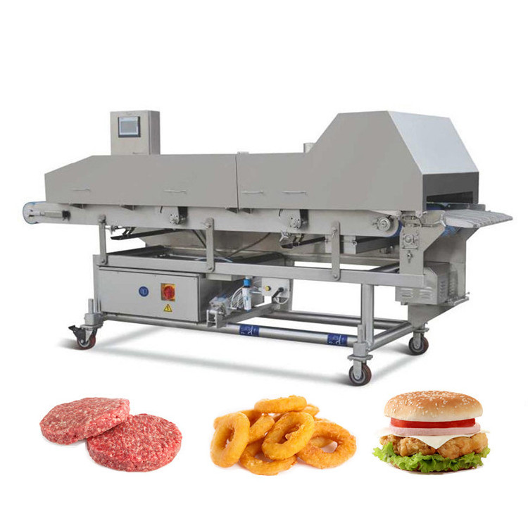 Electric Meat Pie Burger Samosa Patty Meat Pie Processing Make Machine Chicken Nugget Production Line For Sale