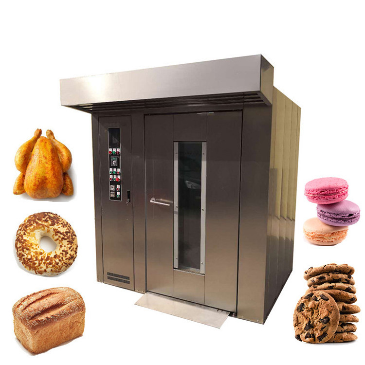 High Quality 32 Trays Rotating Baking Oven Commercial Biscuit Baking Equipment Pita Bread Bakery Rotary Oven