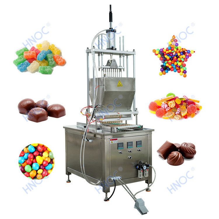 Toffee Lollipop Jelly Sweet Manufacture Soft Candy Make Mini Small Chocolate Depositor Machine Price For Candy