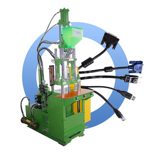 HNOC Mini Vertical Plastic USB Cable Plug Power Cord Injection Molding Machine for Mobile Data Cable