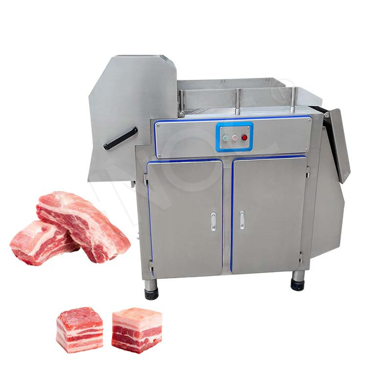 HNOC Automatic Meat Dice Machine Frozen Duck Meat Cut Machine Fresh Chicken Meat Cube Cutter