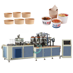 High quality paper cup making machine fully automatic high speed kraft bowls machine