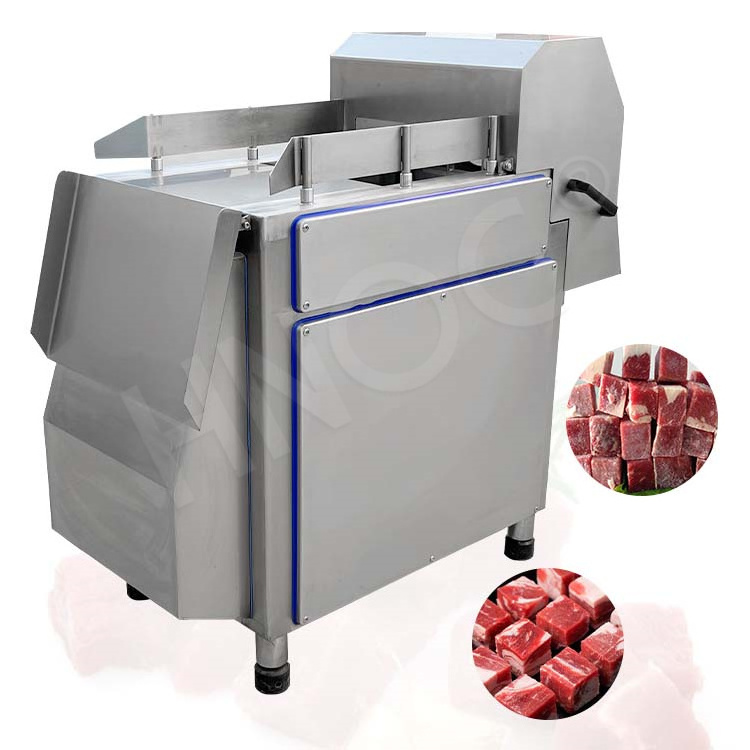 HNOC Automatic Meat Dice Machine Frozen Duck Meat Cut Machine Fresh Chicken Meat Cube Cutter