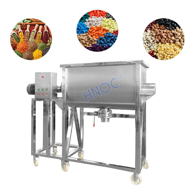 Dry Powder Stainless Steel Mix Machine Ribbon Blender 500l 200 300 L Food Powder Spice Mixer with Spray