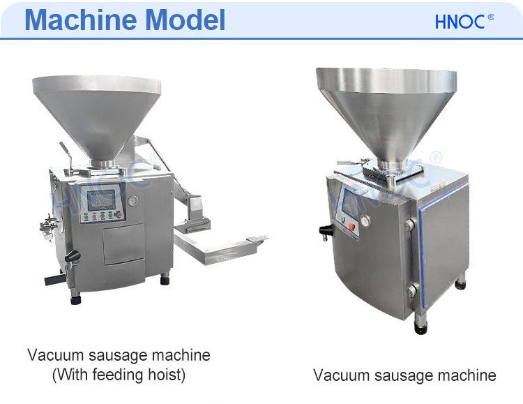 HNOC Embutidora De Chorizo Automatic Sausage Filler Tying and Twist Stuffer Thread Maker Make Machine for Sale