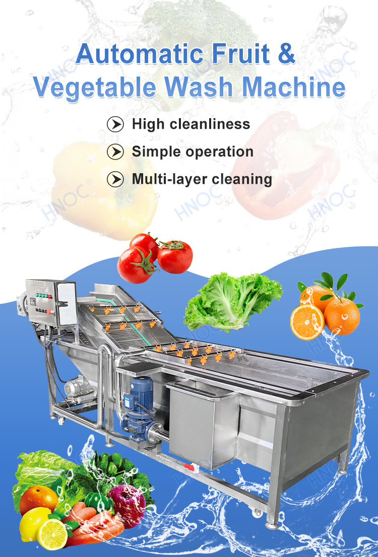 Hot selling conveyor washing fruit equipment big sweet potato washing machine