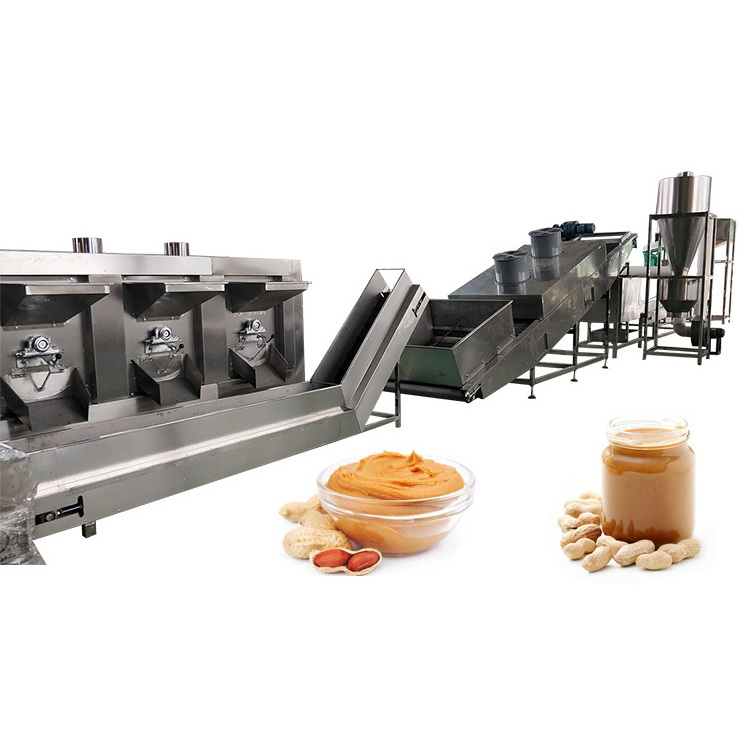 Industrial peanut butter grinding machine commercial peanut butter making machine