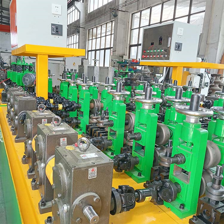 HNOC Stainless Steel Iron Pipe Make Machine Square Ms Copper Tube Mill Production Line Manufacture