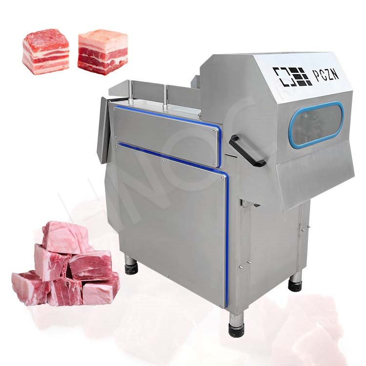 HNOC Automatic Meat Dice Machine Frozen Duck Meat Cut Machine Fresh Chicken Meat Cube Cutter