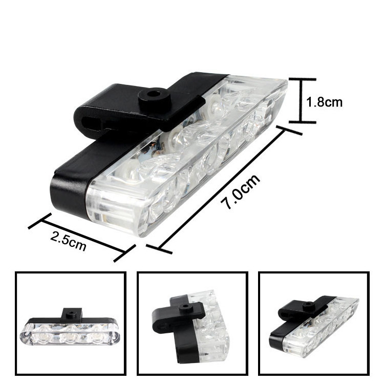 4*3blue white grill strobe lights  Car Motorcycle  Ambulance Flasher Flashlight 12V Emergency  Warning Lamp