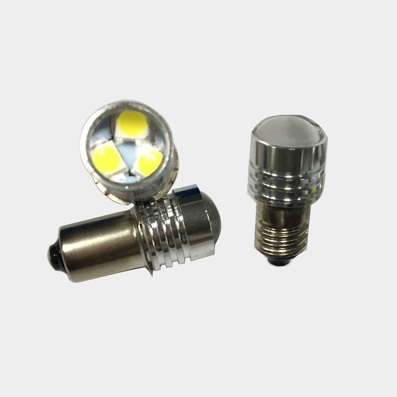 good price 1W LED  Focus Flashlight Torch Bulb E10 P13.5S BA9S Torches Work Light Lamps DC3V 3v  4.5v 6V   12v 18V