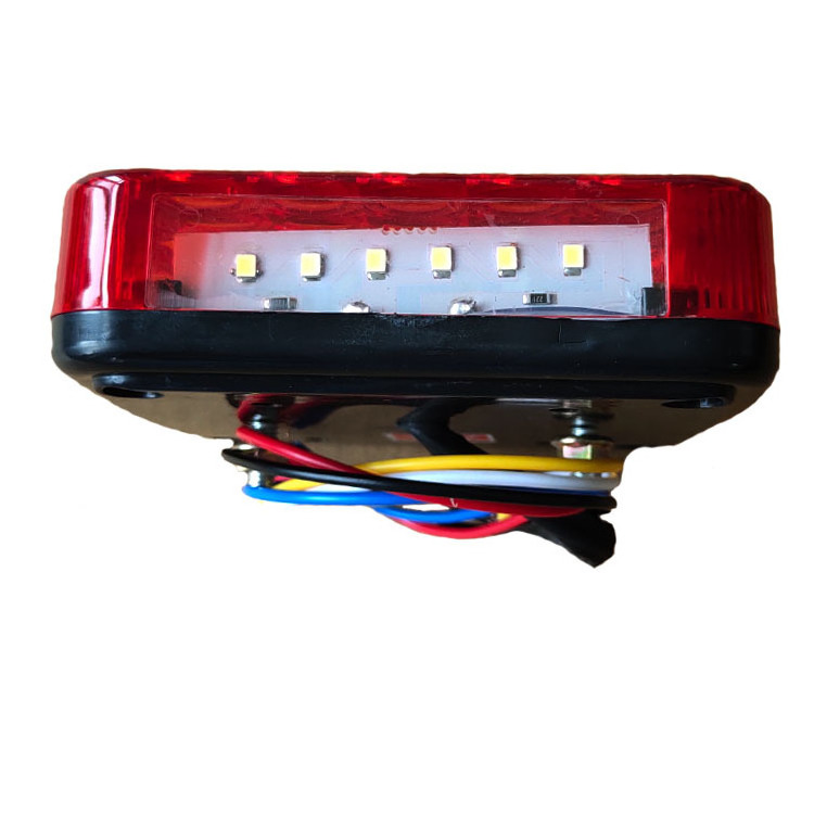 white yellow red high low beam 26smd led rear brake license plate lights boat trailer