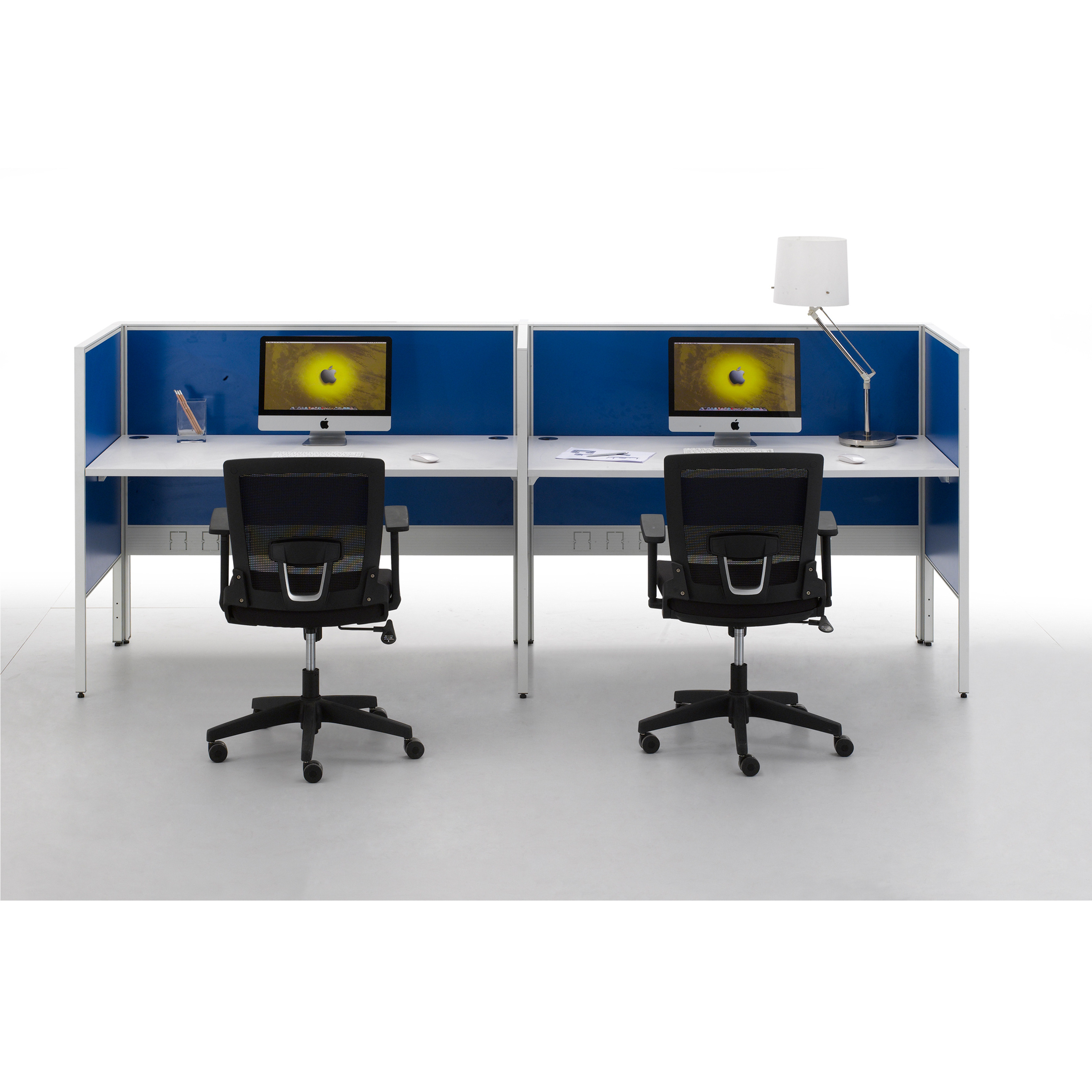 Chinese luxury office desk with partition bracket and partition office table models