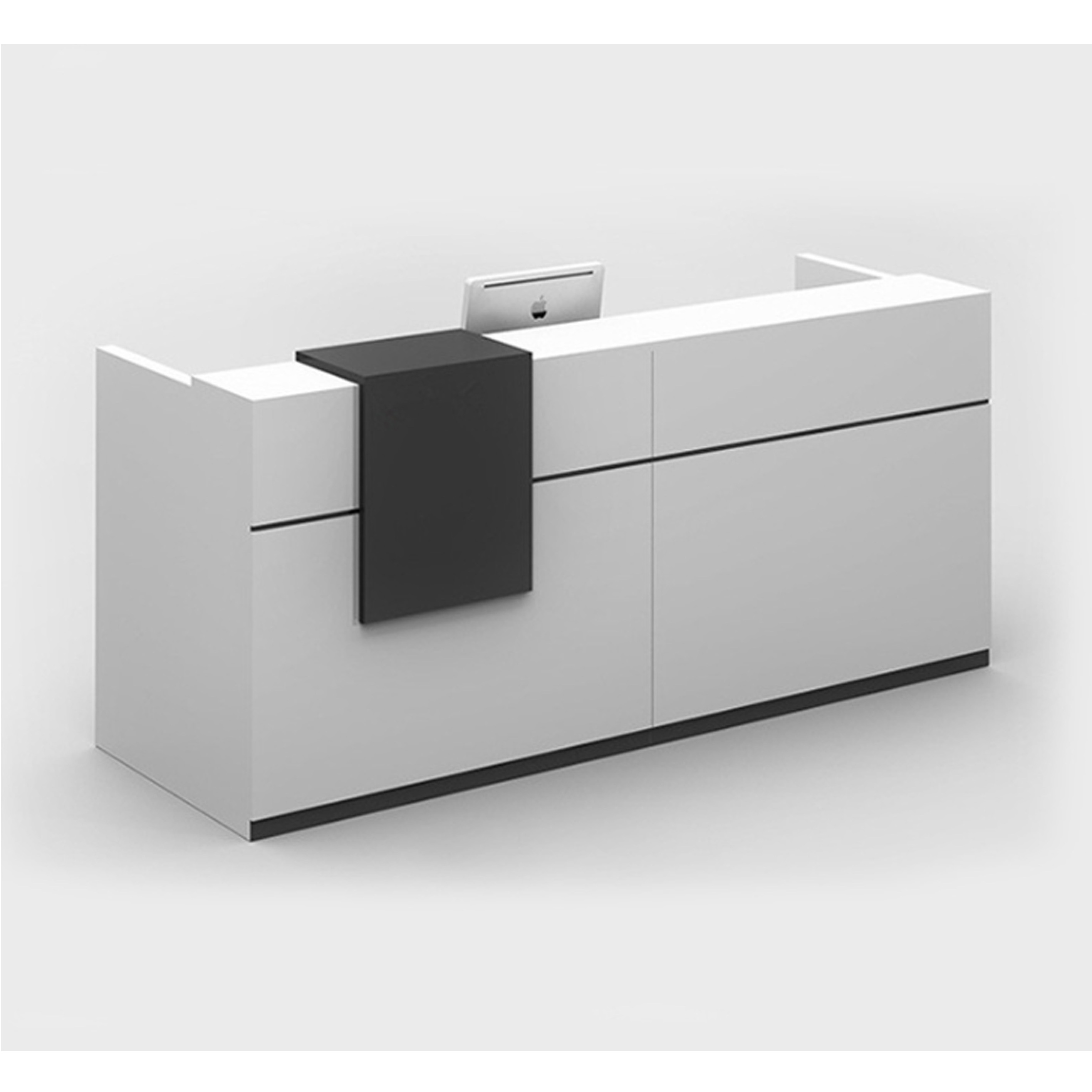 Modern Counter Front Desk for Hospital Hotel office white small salon reception desk counter desk