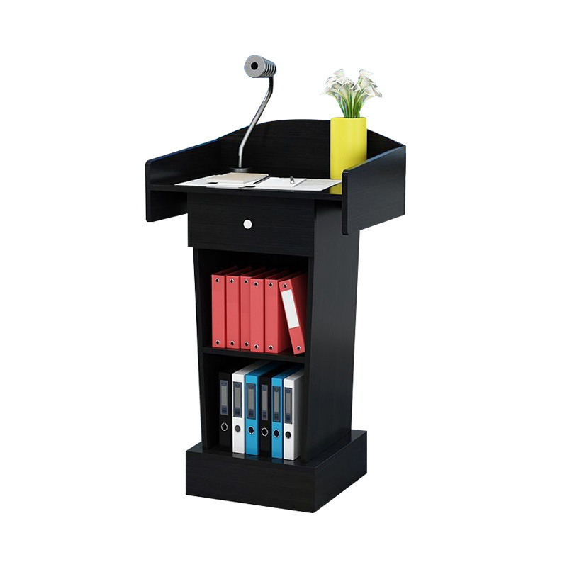 Modern Wood Pulpit Podium Stand for Church School Cheap Lectern Podium Speech Pulpit Rostrum Low Price