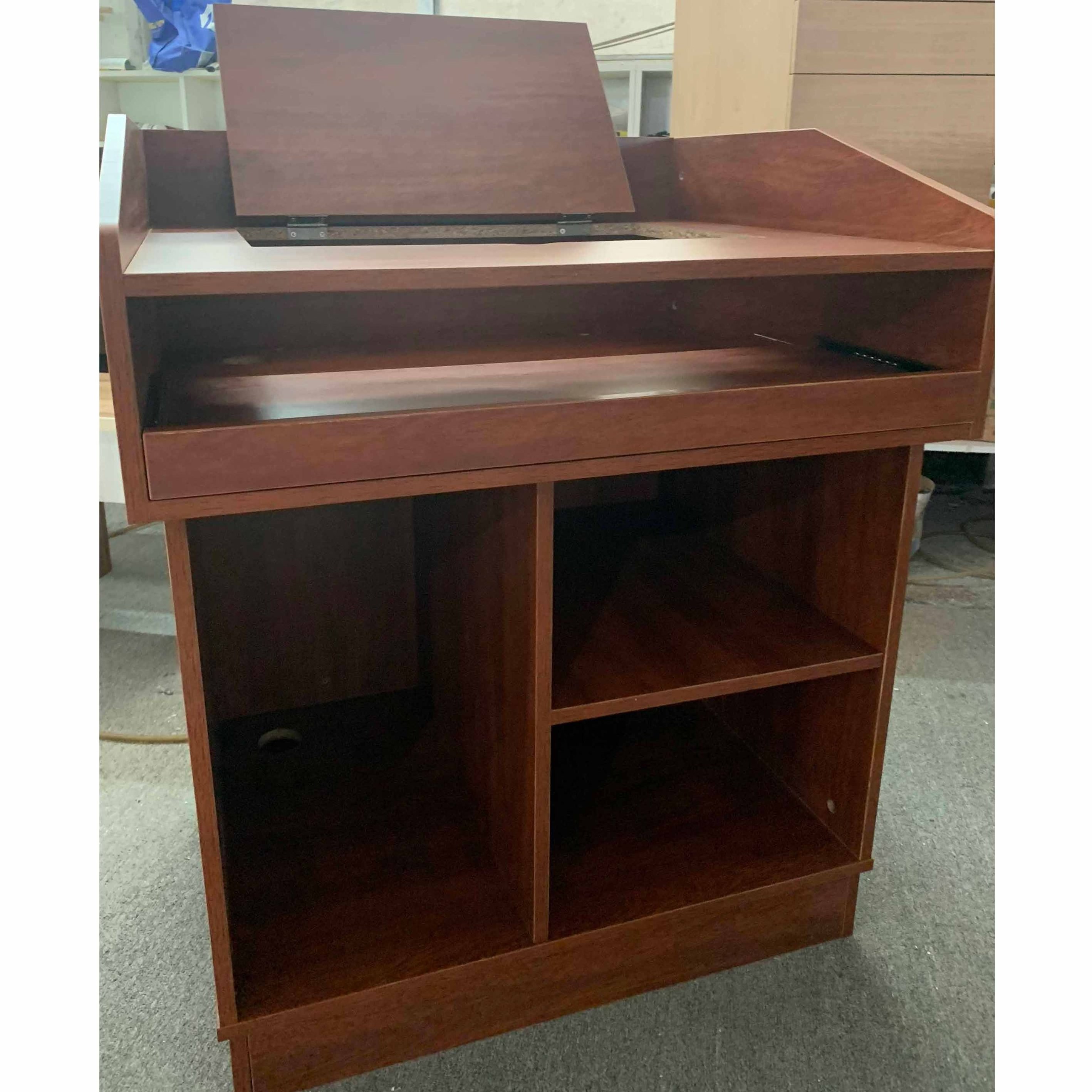 Classic wooden pulpits and podiums for church floor-standing speech podium lectern conference presentations podium