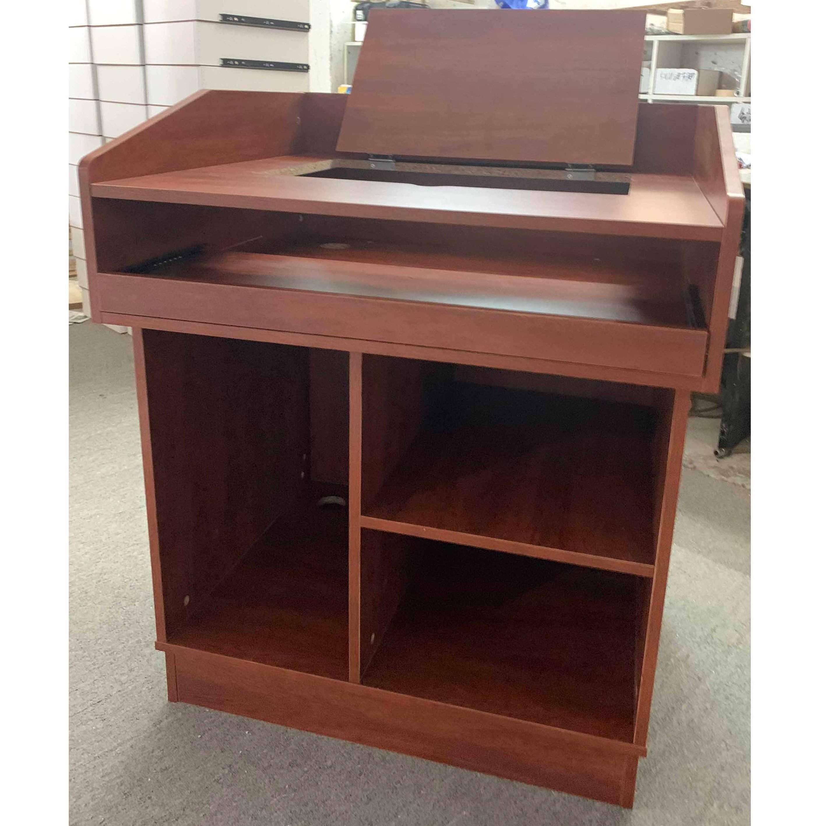 Classic wooden pulpits and podiums for church floor-standing speech podium lectern conference presentations podium