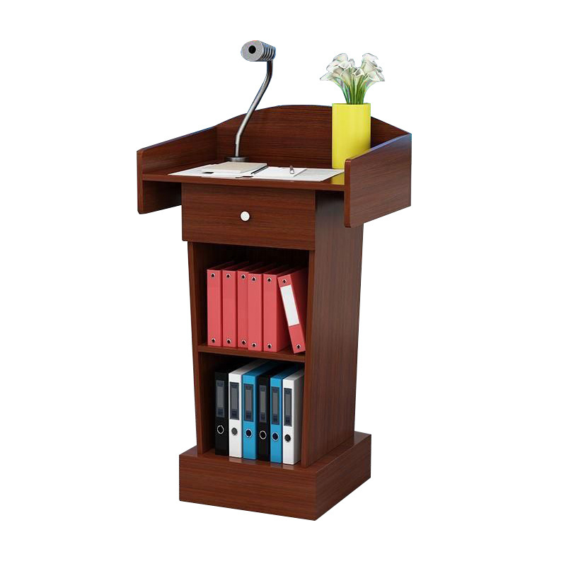 Modern Wood Pulpit Podium Stand for Church School Cheap Lectern Podium Speech Pulpit Rostrum Low Price