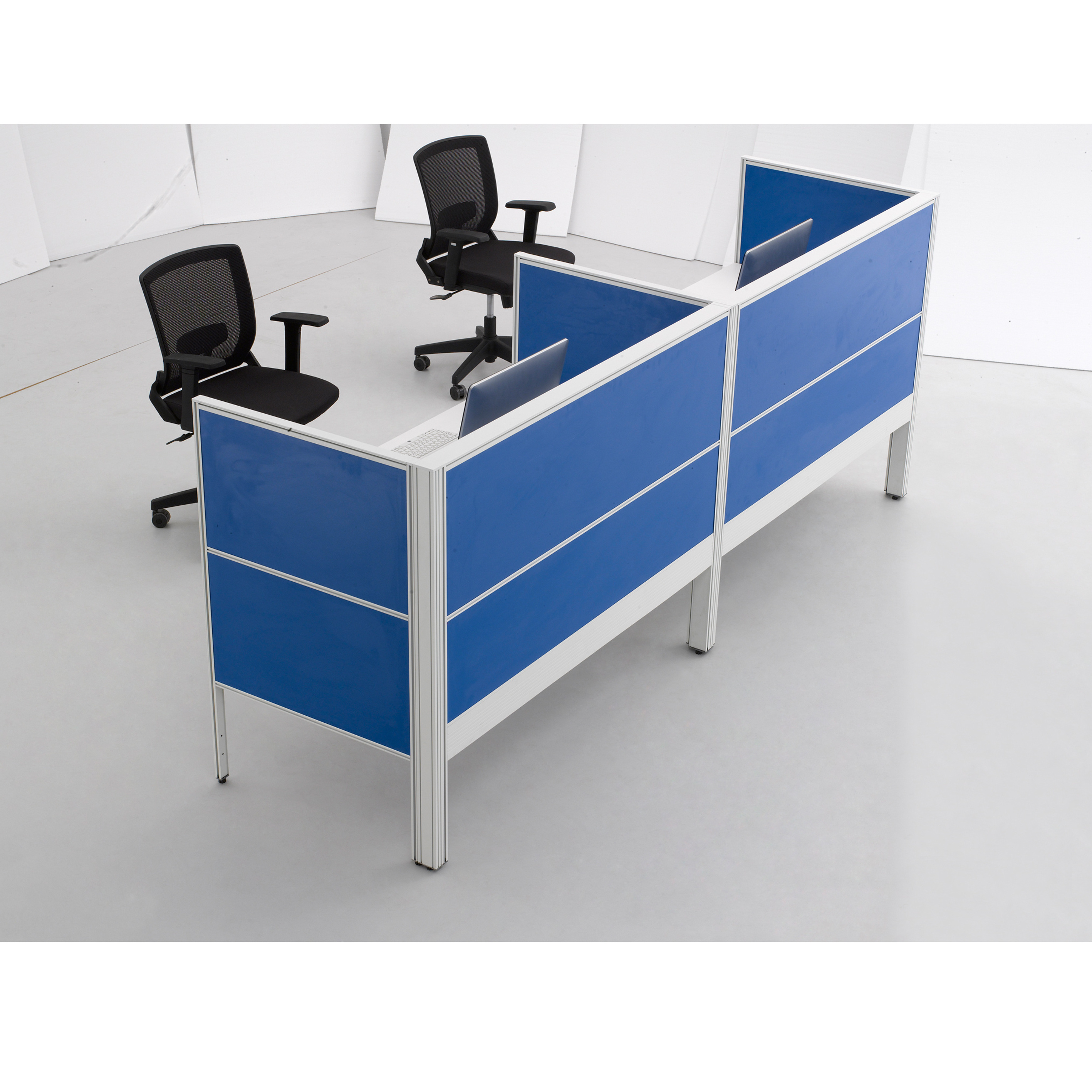 Chinese luxury office desk with partition bracket and partition office table models