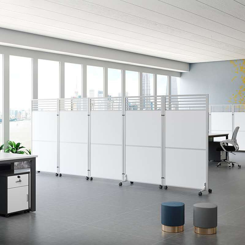 High Quality Office Partition Panel Portable Office Room Divider Folding Screen School Classroom Partition Wall On Wheels