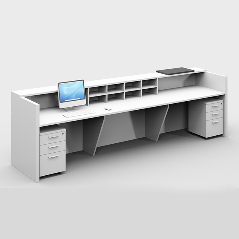 Modern style manufacturer cheap reception desk office white reception desk