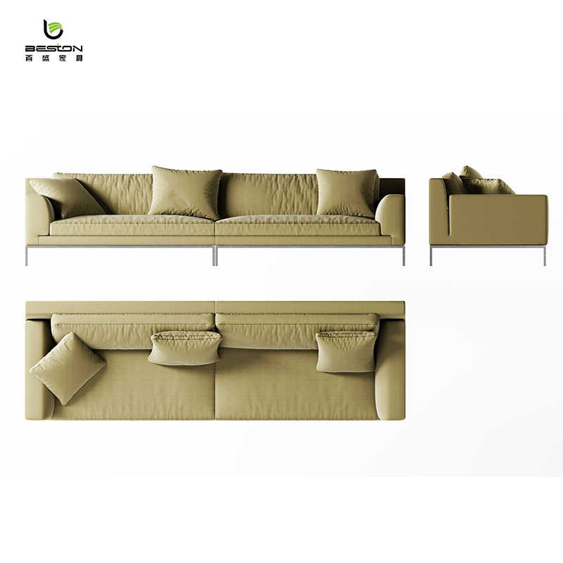 Wholesale Custom Green Office Couch Leather Sofa 1 2 3 Seater Waiting Room Sofa Modern Furniture Office Sofa