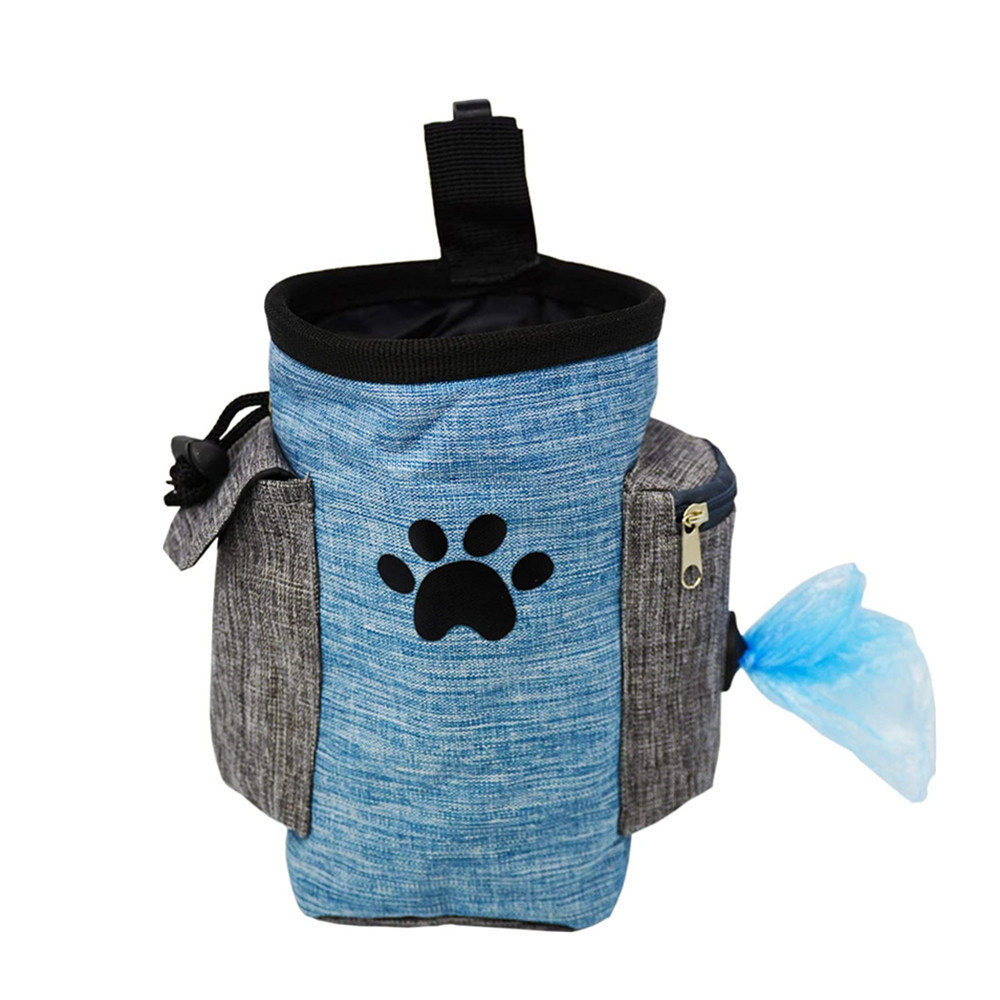 Wholesale Nylon Dog Treat Bag Easily Carries Pet Toys, Kibble, Treats, Built-in Poop Bag Dispenser