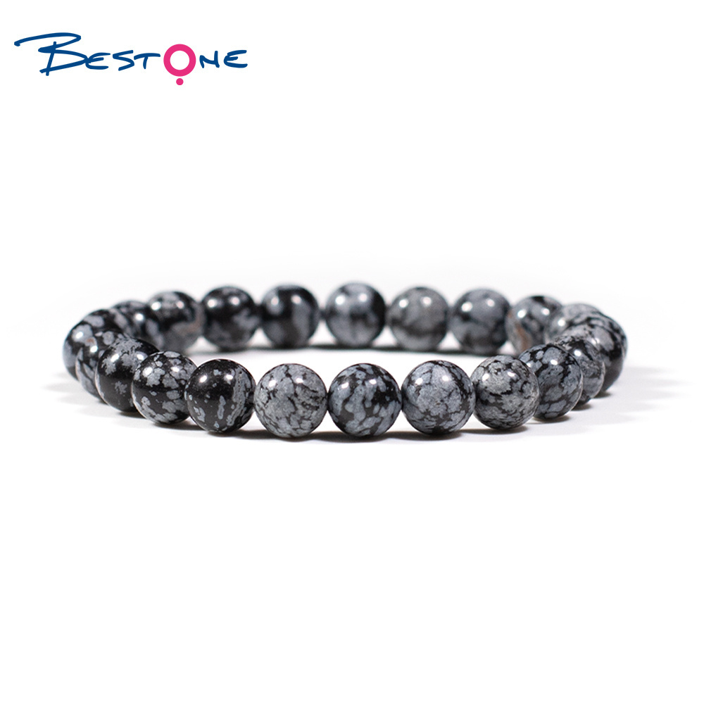 Bestone Fashion Jewelry 8mm Natural Gemstone Magnetic Turquoise Beads Healing Women Stone Bracelet