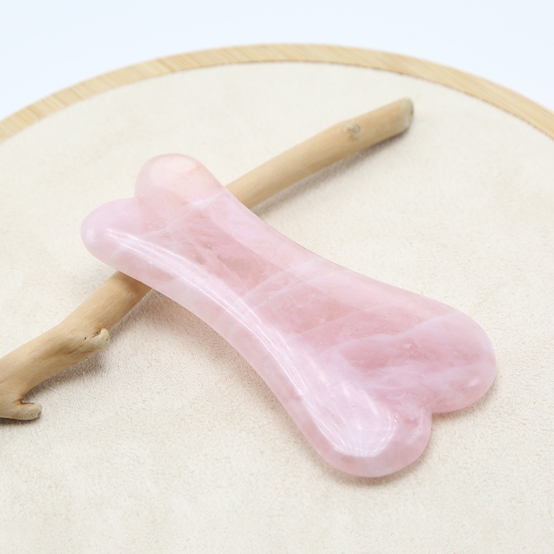 Best Seller Natural Stone Rose Quartz Gemstone Gua Sha Massage Board Gua Sha scraping board