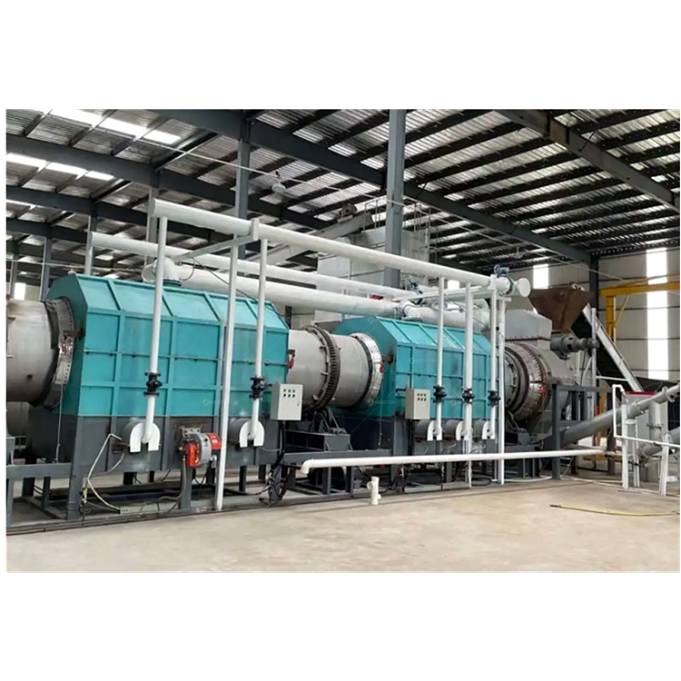 Beston Group Biomass Recycling BST-10 1t/h Continuous Coconut Shell Charcoal Making Machine to Shisha Charcoal Activated Carbon