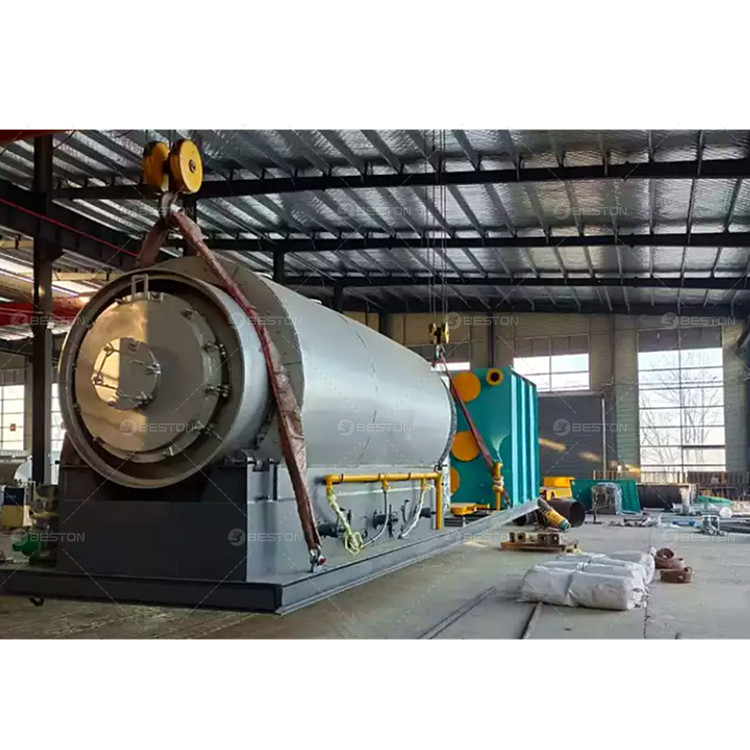 Beston Group Small Thermal Decomposition Unit 1t/d ~ 3t/d Mini Waste Plastic Tyre Pyrolysis Plant Machine to Fuel Oil