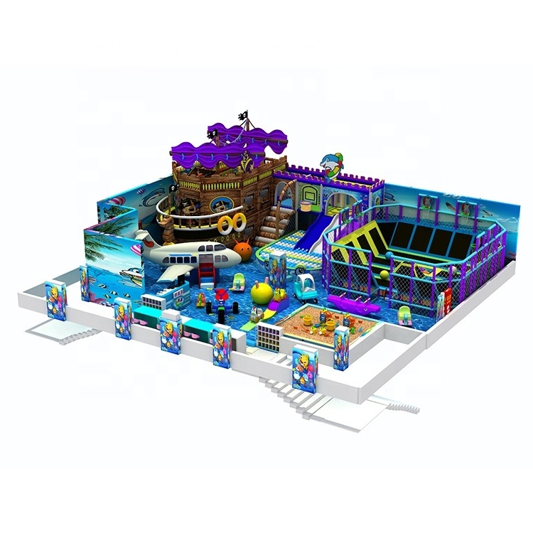 Commercial Kids Zone 200 Sqm Indoor Soft Playground Equipment For Sale