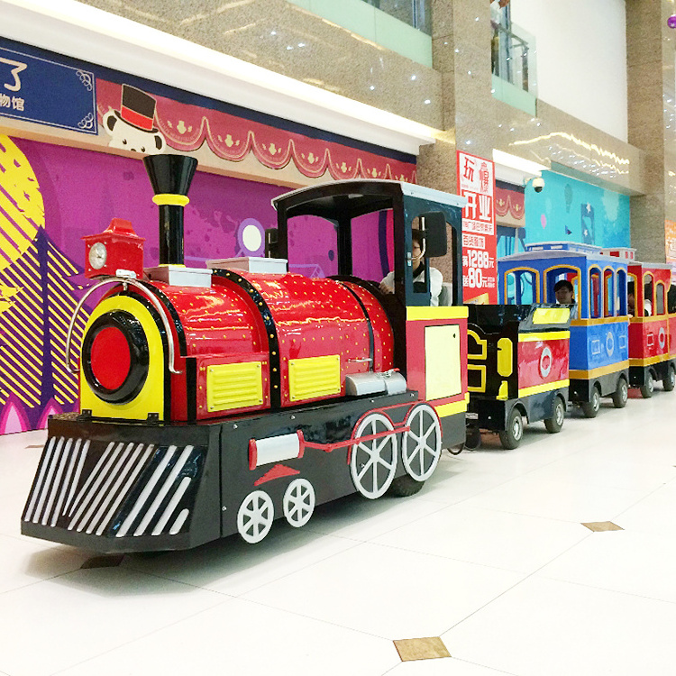 Tourist Attraction Amusement Park Children Games Thomas Train Toy Ocean Mini Trackless Train for Sale Durable Amusement Rides