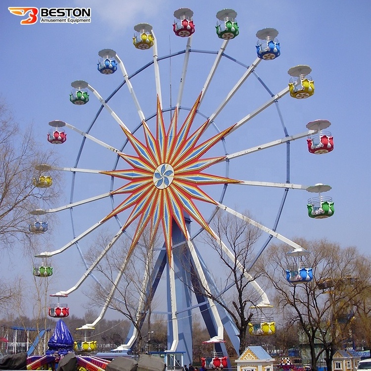 Outdoor Theme Parks Playground 42- 104M Height Big Ferris Wheel Rides Expert