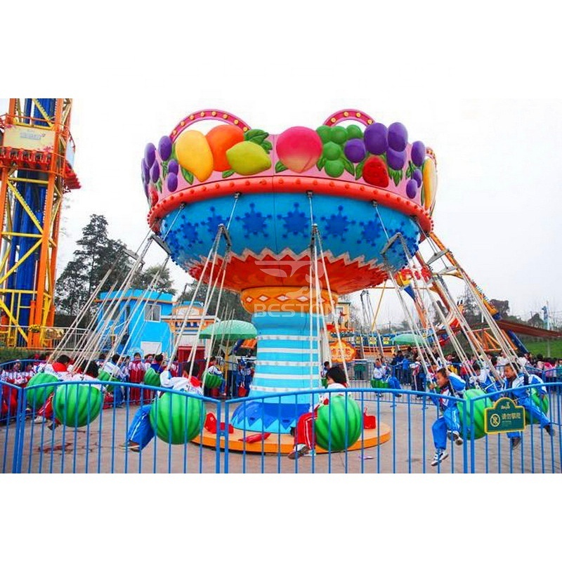 Amusement Theme Thrilling Park Rides Swing Flying Chair Rides