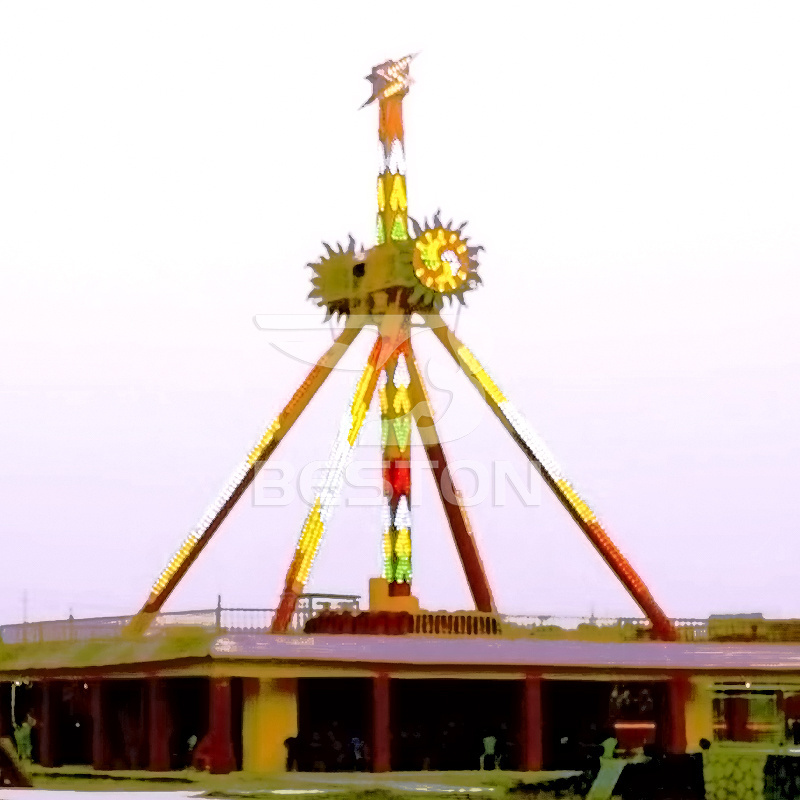 Earn Money Amusement Park rotating big frisbee swing hammer pendulum ride