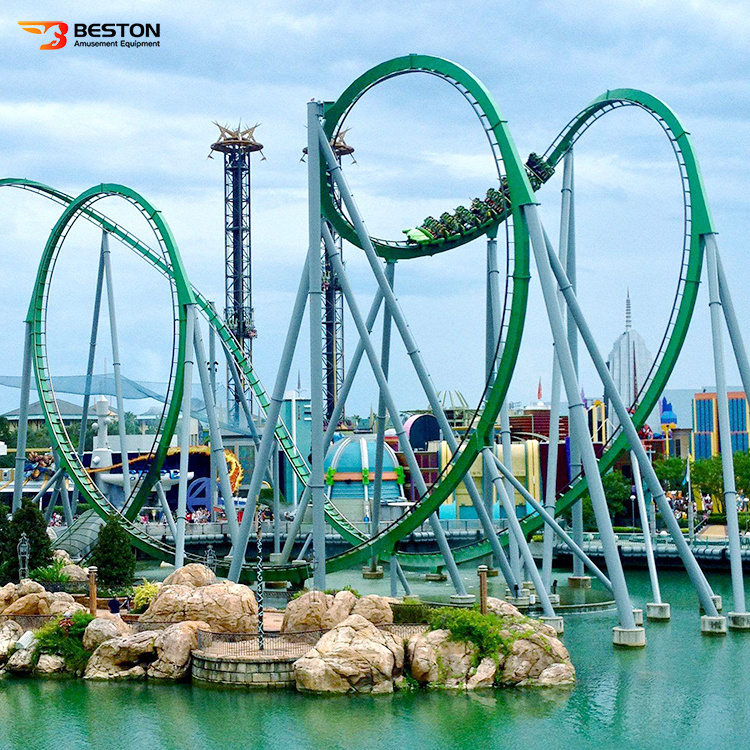 China Supplier Beston Rides 16 Seats Roller Coaster For Sale Spinning Roller Coaster