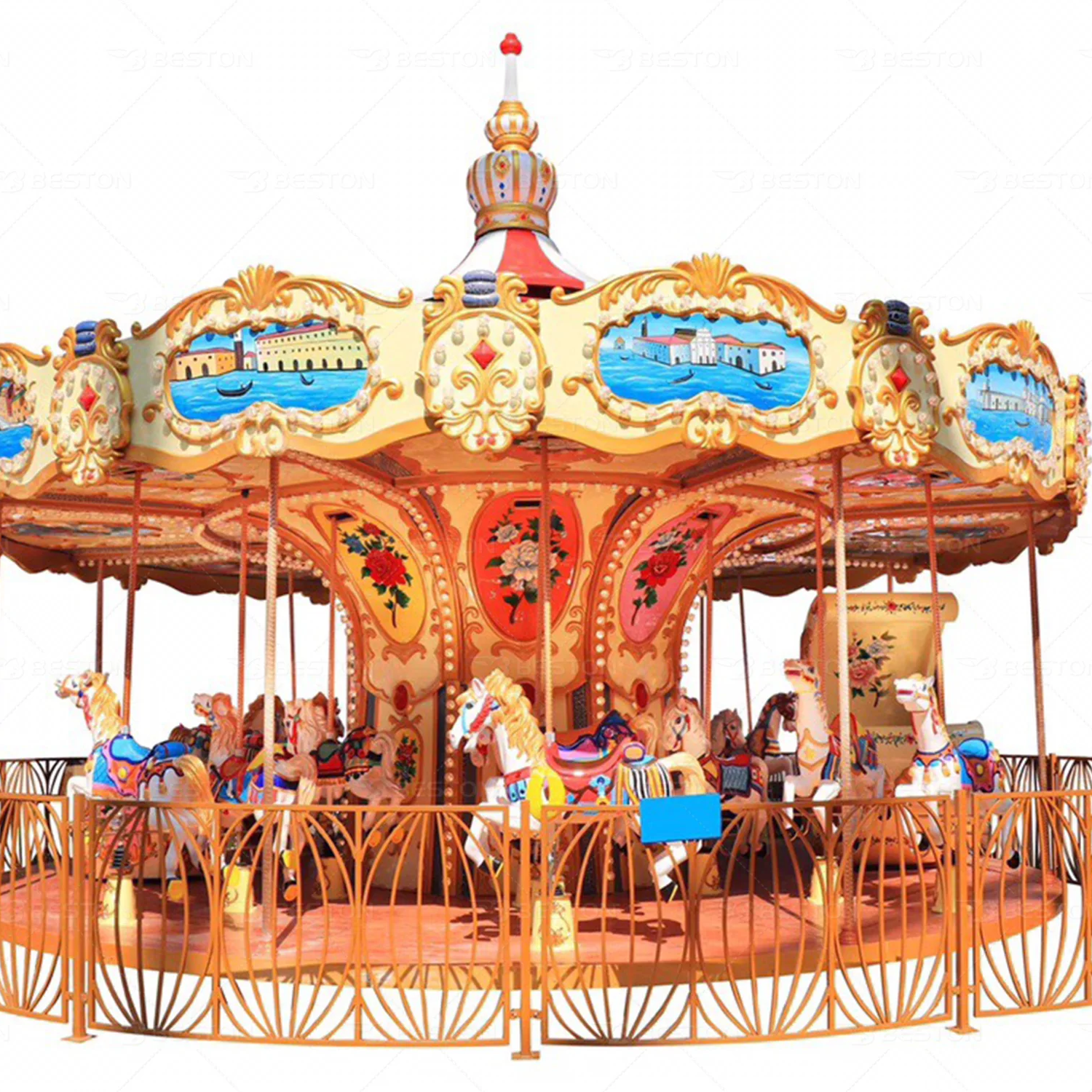 Attractive Amusement Park Rides Christmas Carousel For Sale