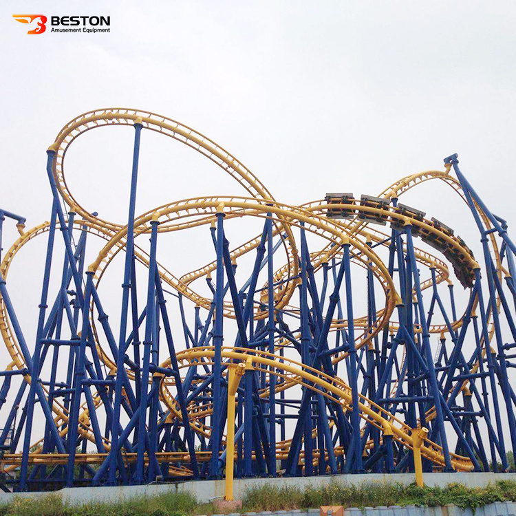 China Supplier Beston Rides 16 Seats Roller Coaster For Sale Spinning Roller Coaster