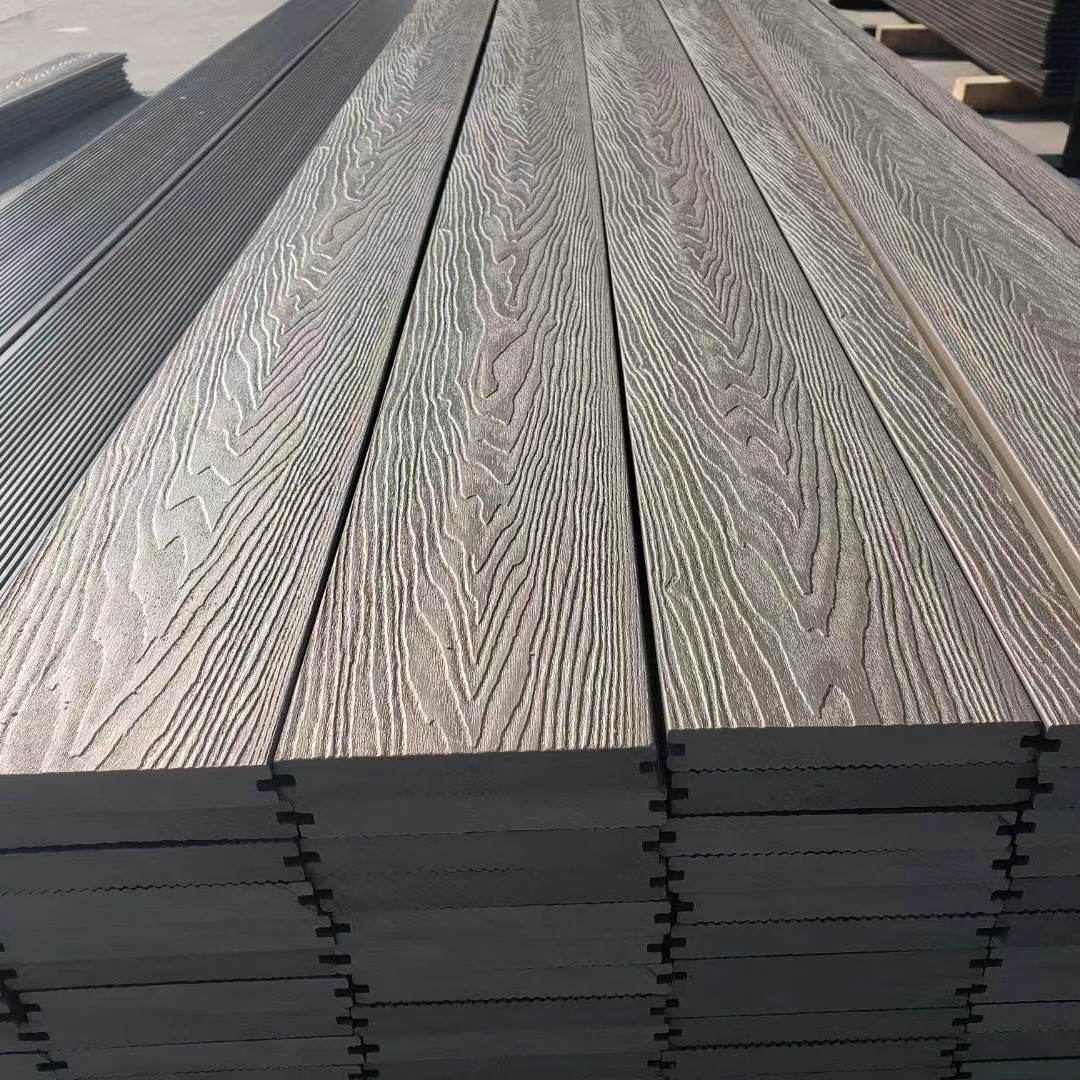 New Solid WPC Outdoor Artificial Co-extrusion Wood Composite Decking