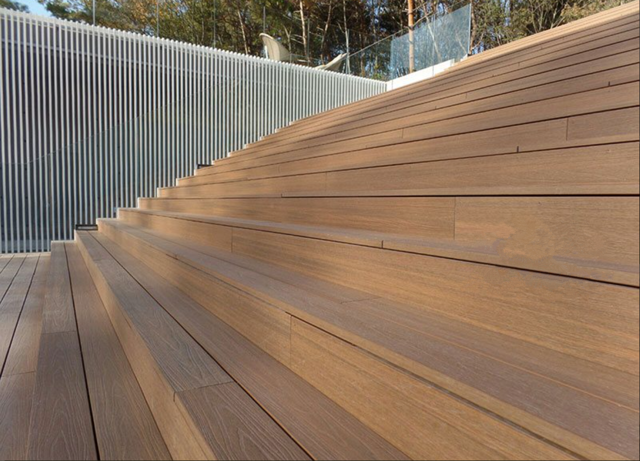 New Solid WPC Outdoor Artificial Co-extrusion Wood Composite Decking