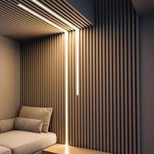 Factory Price Direct Selling pvc wall panel wood Home Decoration Modern Interior Wooden pvc Wall Panel