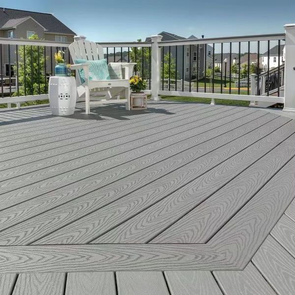 New Solid WPC Outdoor Artificial Co-extrusion Wood Composite Decking