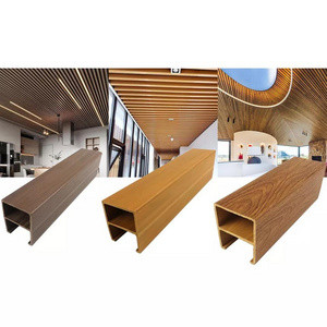 Factory Price Eco-Wood Plastic Composite Restaurant Ceiling Panels PVC Ceilings