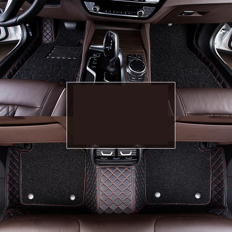 Good Quality Double layer Xpe Leather Car Floor Mats  For Hyundai Elantra 2017 Interior Car Accessories