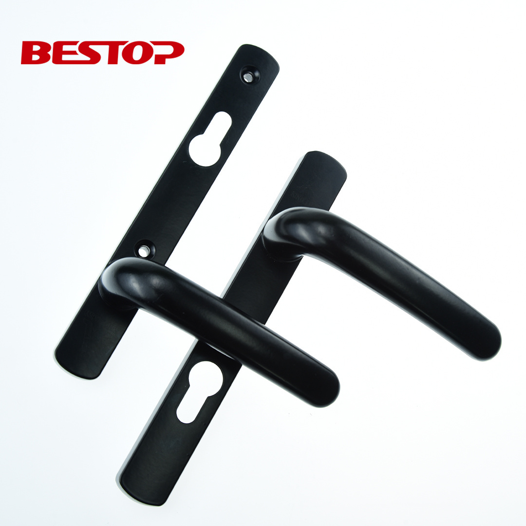 Factory Aluminium Door Handle Lock Set With Single Open Cylinder And Keys