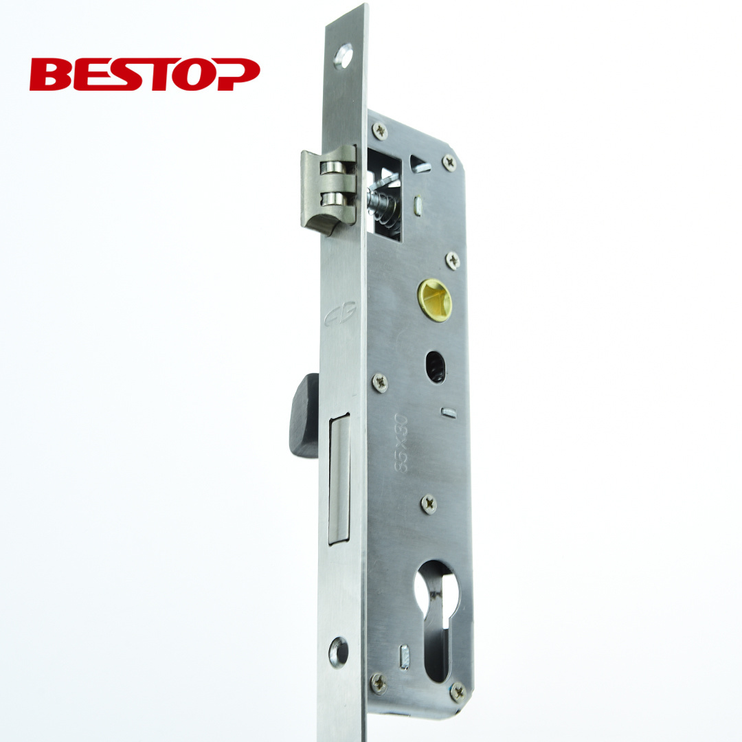 Factory Aluminium Door Handle Lock Set With Single Open Cylinder And Keys